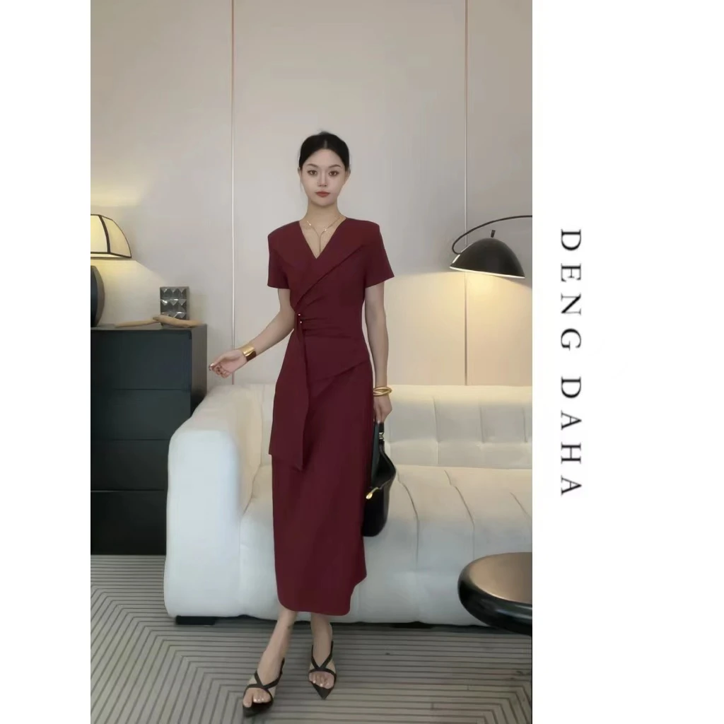 活「维纳斯之夜」新款法式设计修身连衣裙HBZC622032 nnassa