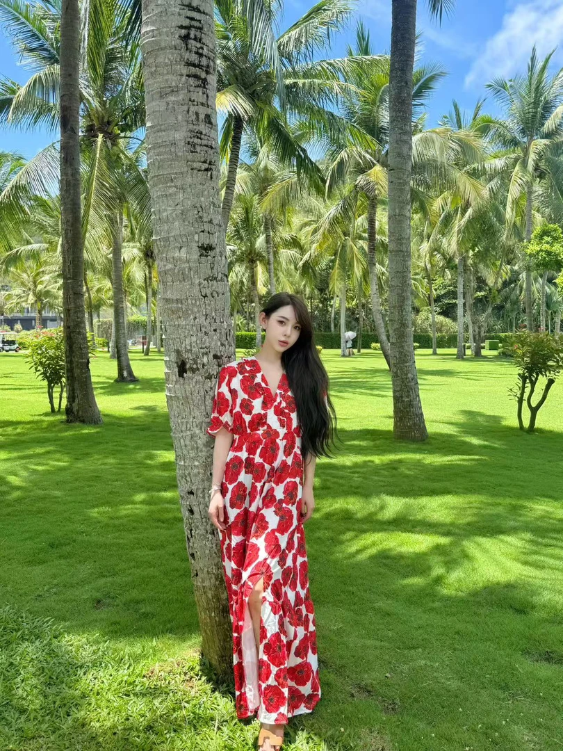 【美丽定制】【花心】气质优雅连衣裙