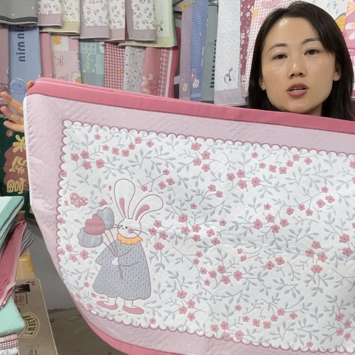 棉特价粉色花园兔