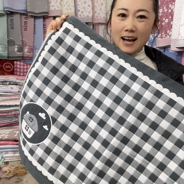 棉特价黑色小房子纯棉