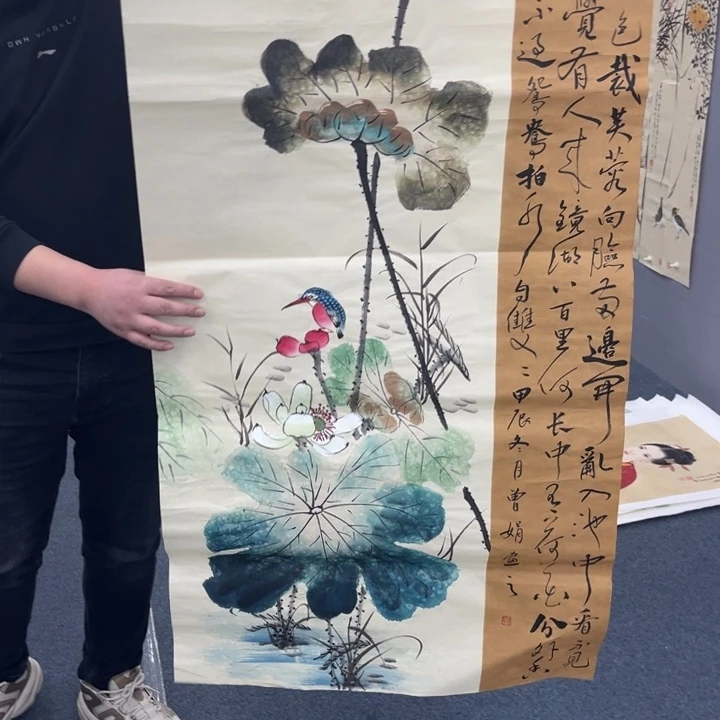 国画顺****安绘画手绘作品