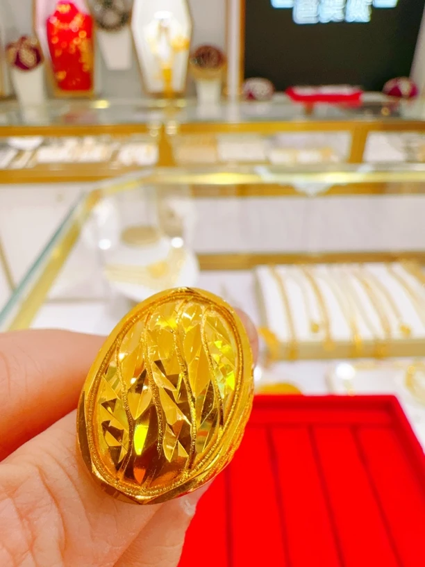 铜合金戒指 合金老款精致戒指0.1g