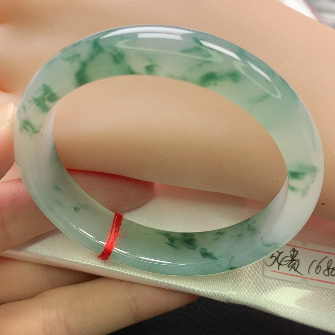 翡翠未镶嵌手镯贵妃54