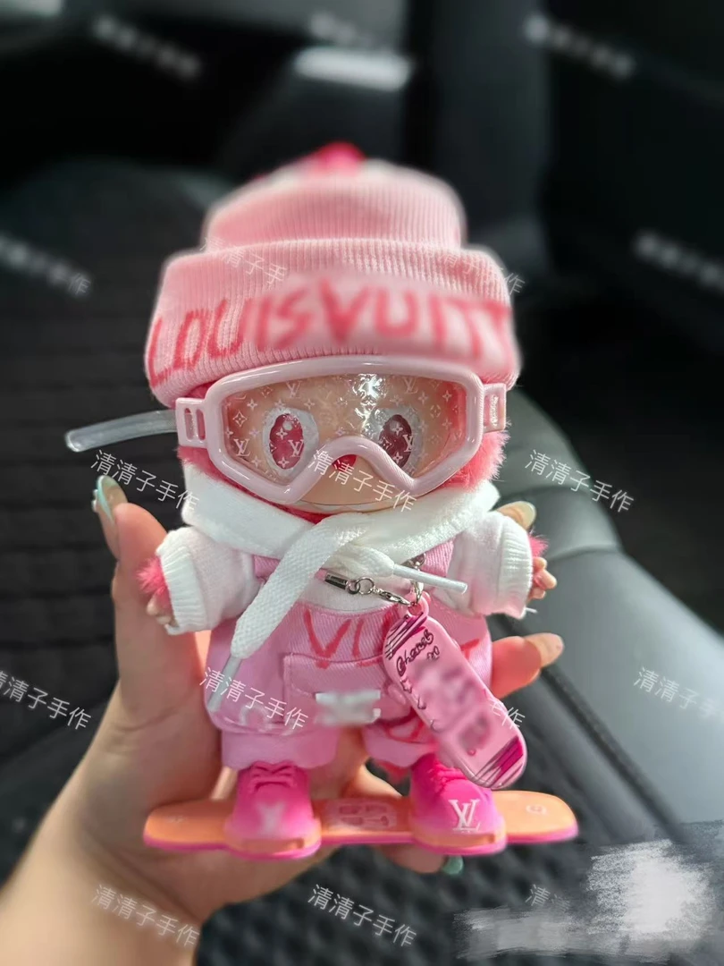 【仅娃衣】粉色滑雪服|17cmg公仔娃衣一二三代通穿可爱甜美时尚休闲