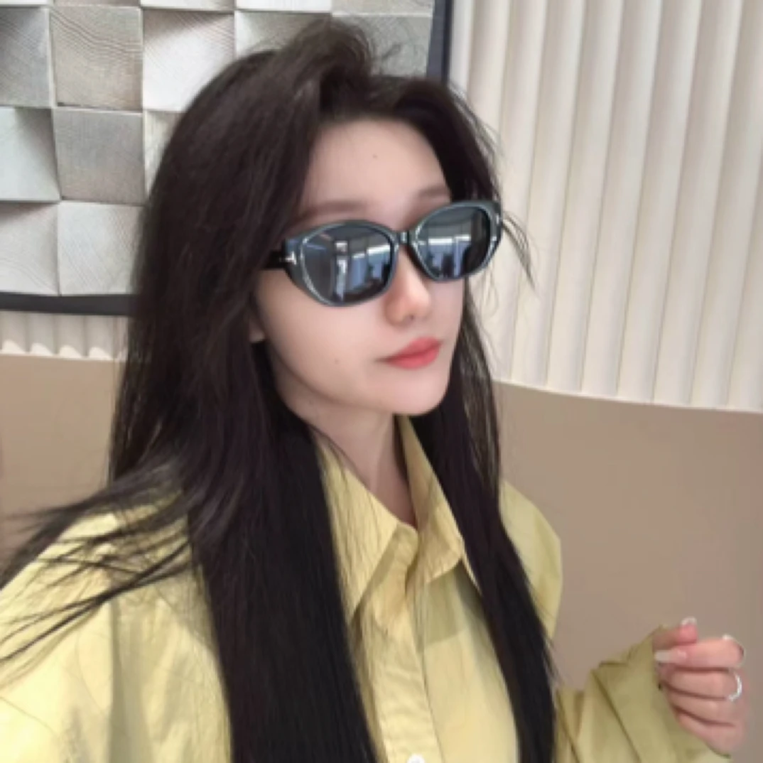 帽之都复古猫眼黑色太阳镜