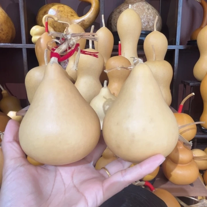 葫***王天然三角墩葫芦一对儿