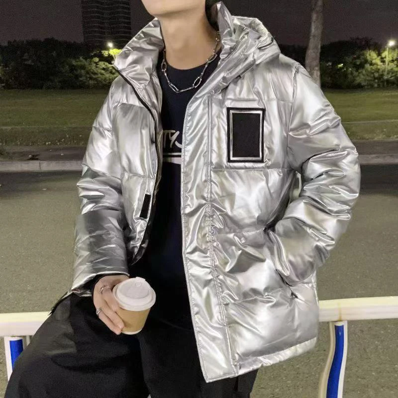 全国包邮2025羽绒棉服男女同款短款NY潮亮面冬季加厚休闲保暖外套