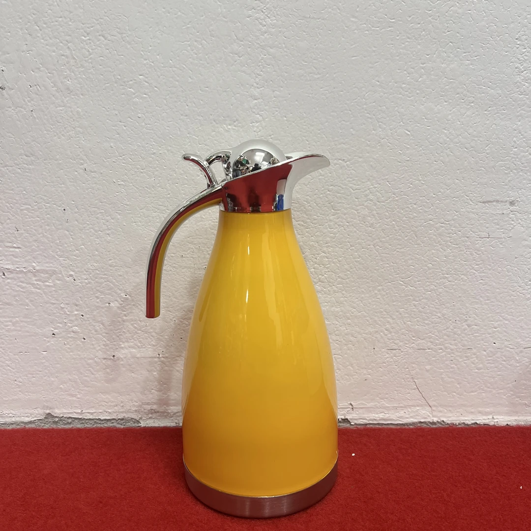 A917呆萌小黄热水壶咖啡壶大容量防烫保温壶食品级不锈钢保温壶