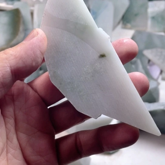 翡翠裸石翡翠玉料