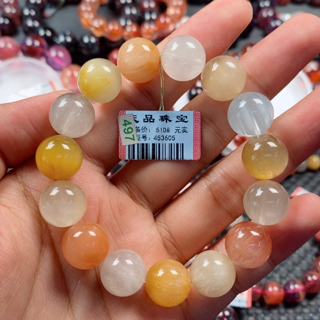 水晶手链未镶嵌兔毛453605