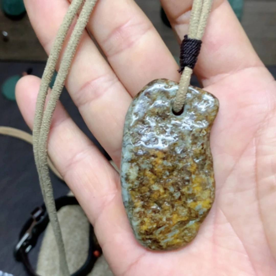 【闪购商品】颈饰未镶嵌岫岩河磨玉（透闪石质玉）用****9