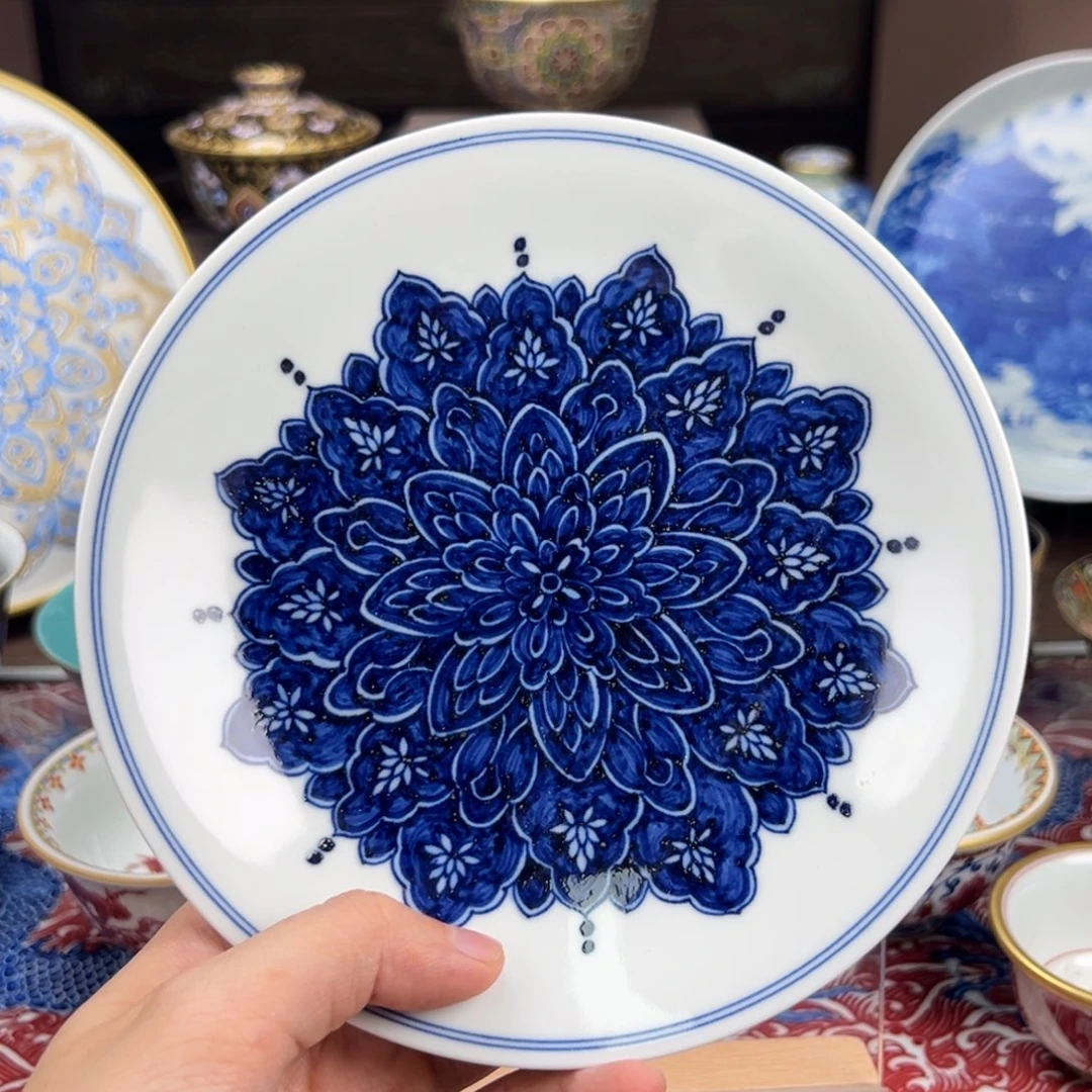 用***7瓷片景德镇手工手绘陶瓷