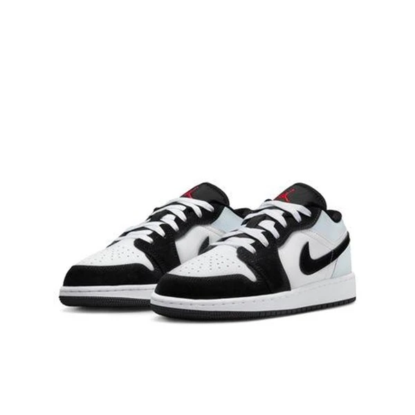 NIKE/耐克官方正品AJ1黑白(GS)休闲新品反光低帮板鞋 HF3188-106
