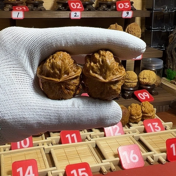 文玩核桃吊坠14号龙脊妖蟾龟背35尺