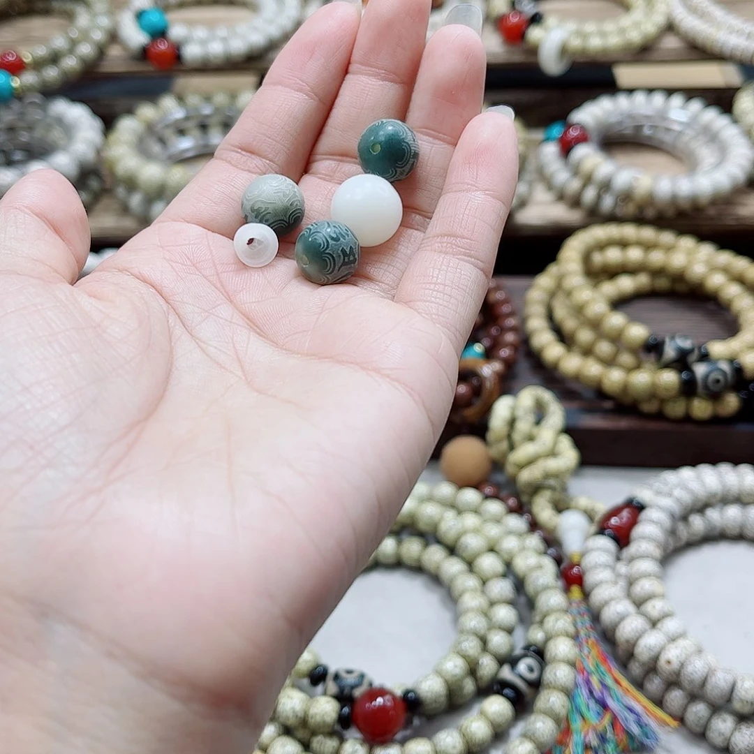 星月菩提吊坠郑*月星月菩提手串佛珠