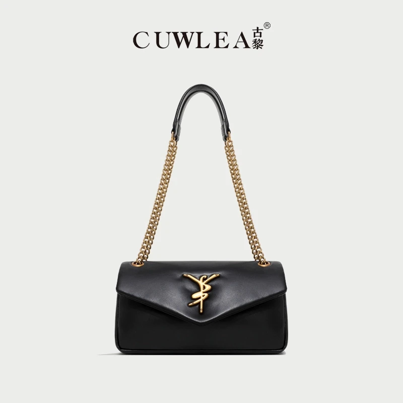 【工厂直销】CUWLEA/古黎新款百搭女包单肩斜挎包GL-9046(配礼盒）