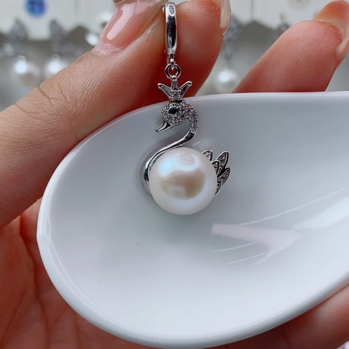 未镶嵌淡水珍珠吊坠(赠链)