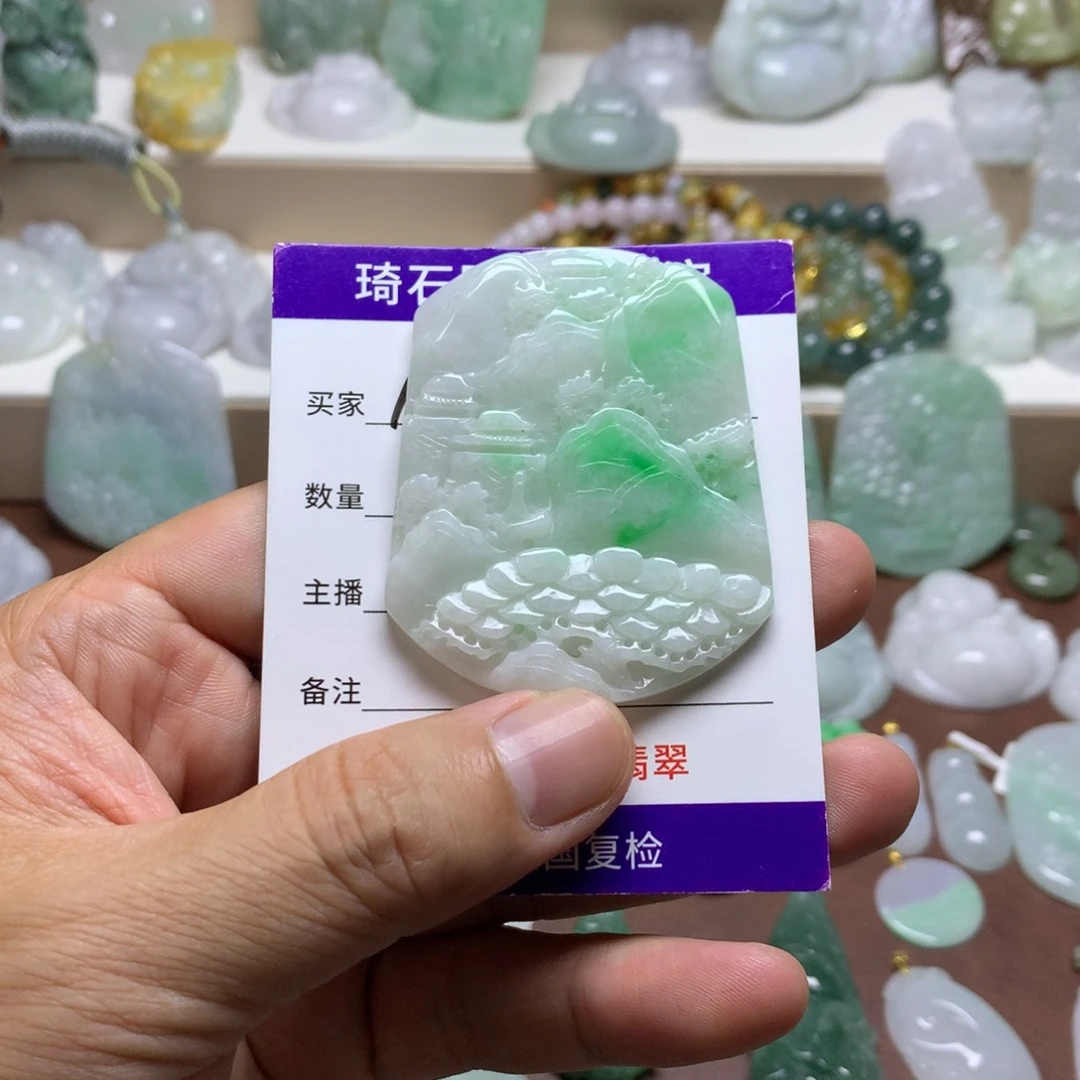 颈饰未镶嵌翡翠缅甸A货翡翠