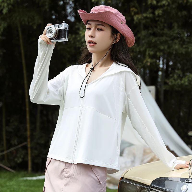 【杭州群姐家】夏季户外情侣防晒衣薄款防紫外线透气宽松休闲大口袋