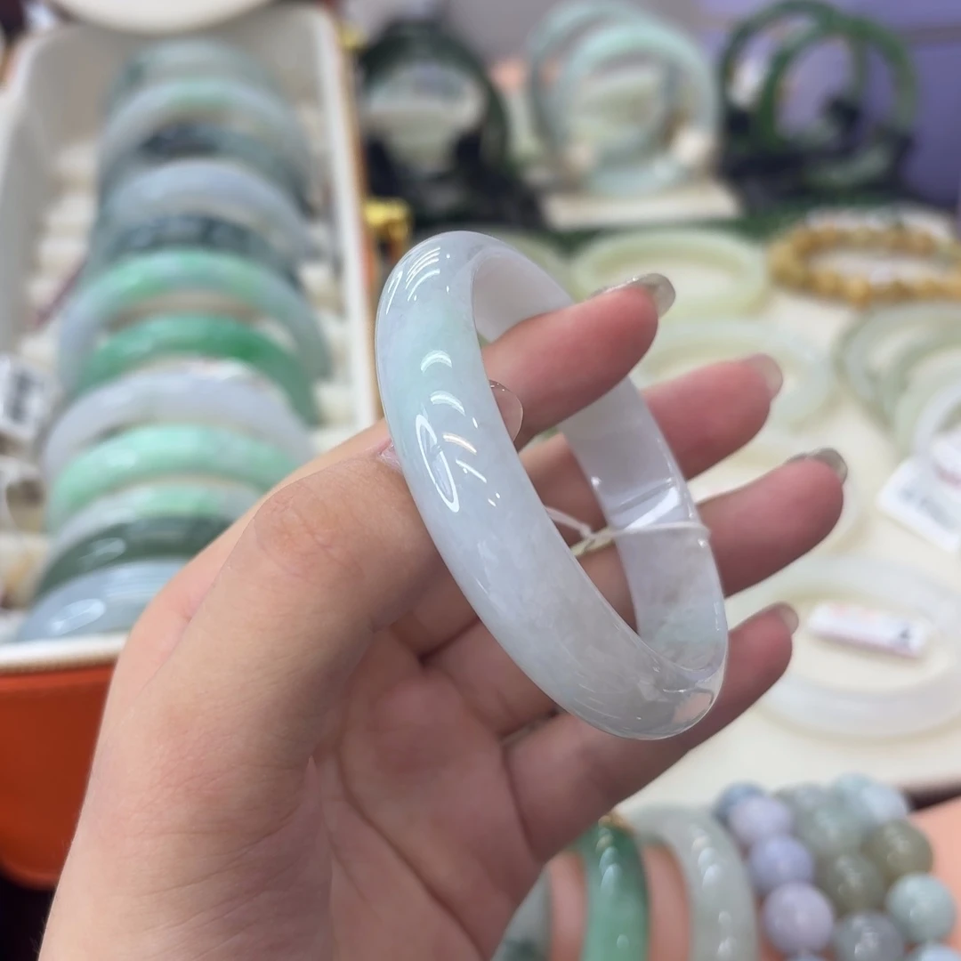 翡翠未镶嵌手镯（序号1）点菜看细节