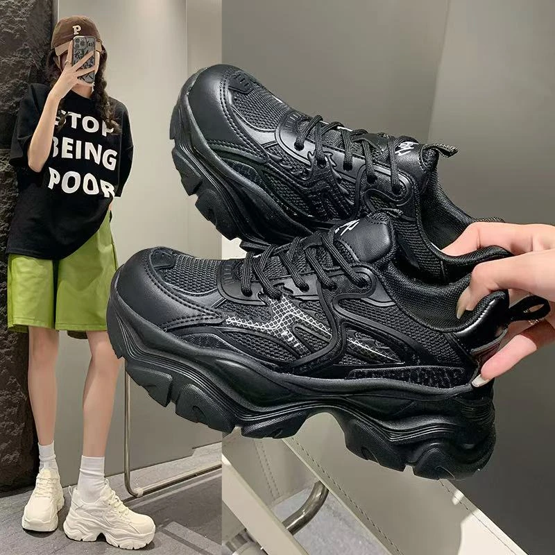 A1805潮流百搭厚底休闲老爹鞋