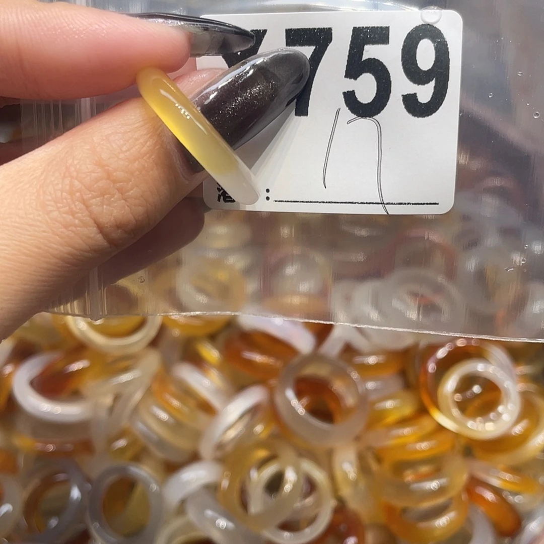 玛瑙/玉髓未镶嵌戒指759