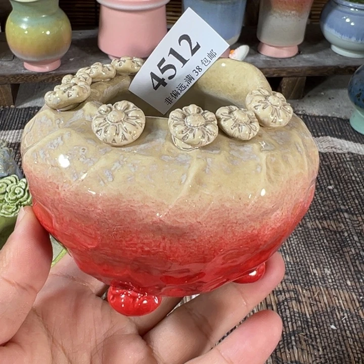口5高6 手工花盆满30包邮