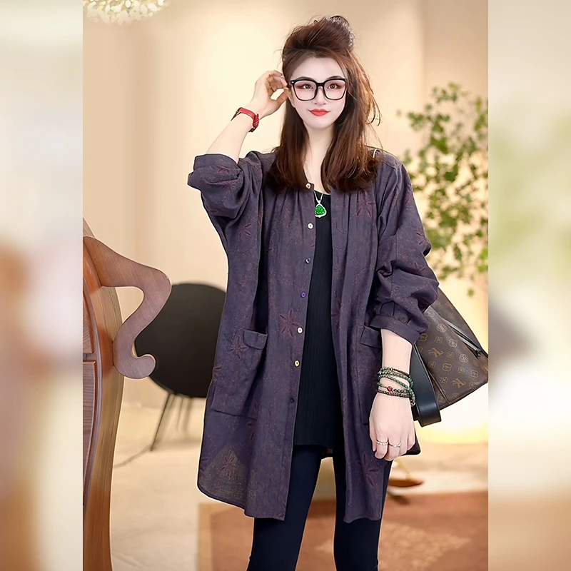 【Linda姐高端线】新款时尚复古气质慵懒休闲女士外套AF4WDW0187