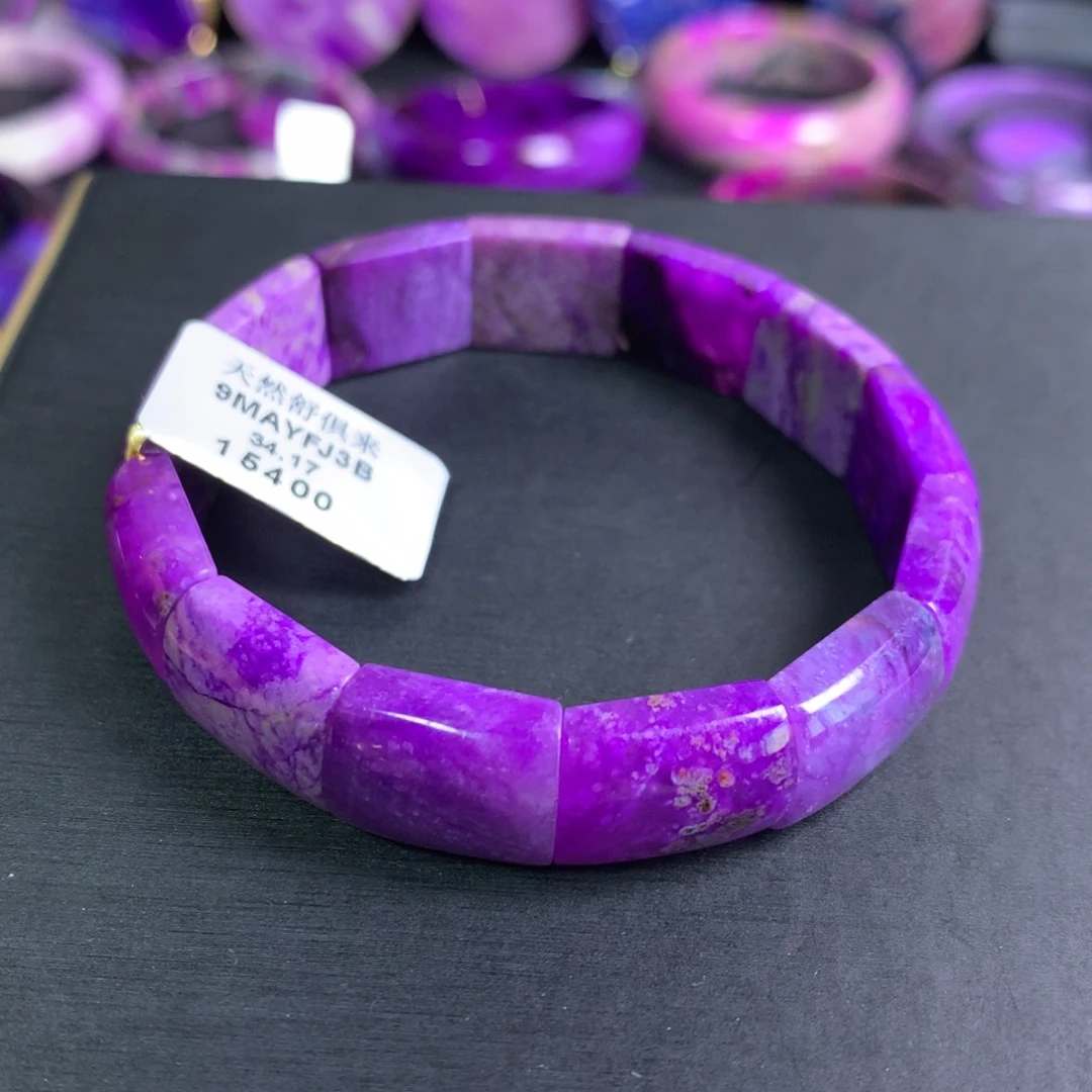 未镶嵌苏纪石（舒俱来）凝胶紫樱花手牌