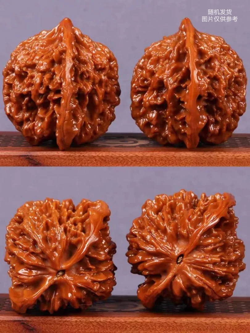 精品文玩核桃瑕疵练手对随机发货无黄无裂无虫眼微瑕色差练手对