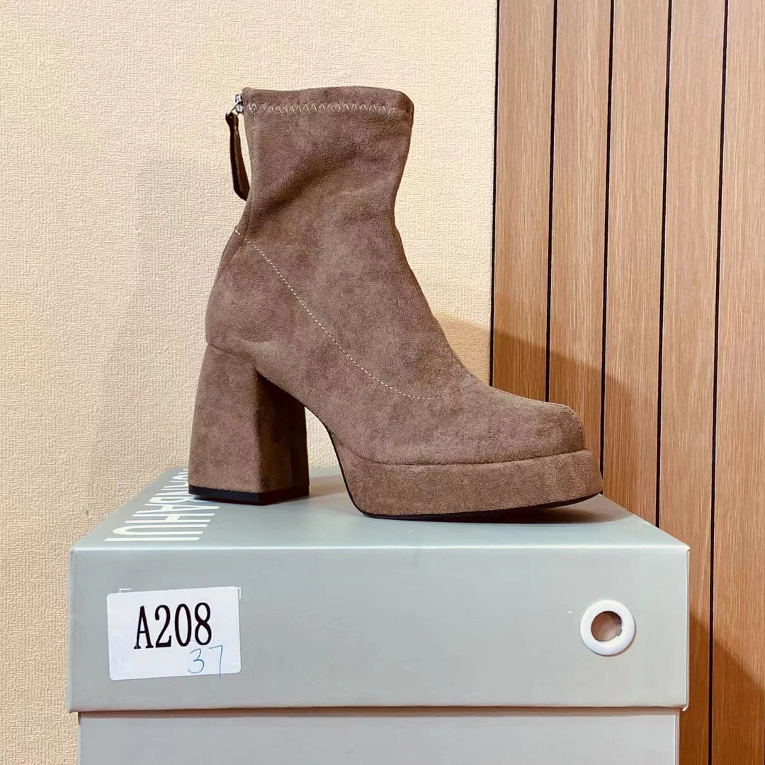 【清仓】2025小个子厚底平增高百搭女鞋A208