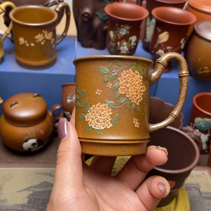 紫砂茶杯紫砂主人杯