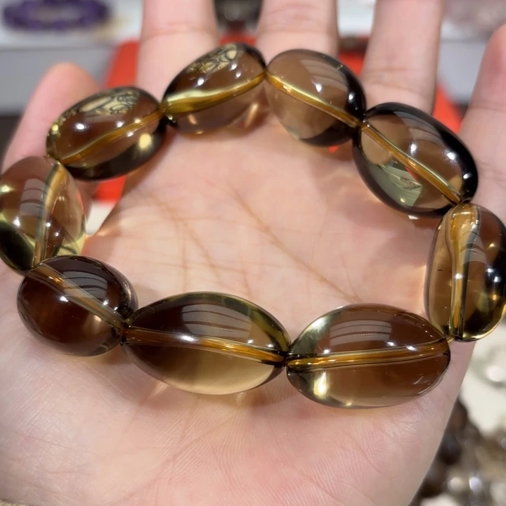 未镶嵌手链水晶黄水晶