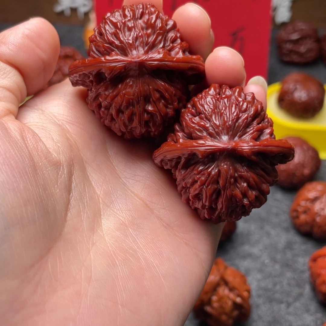 吊坠文玩核桃文玩核桃 手把件 四座楼 43