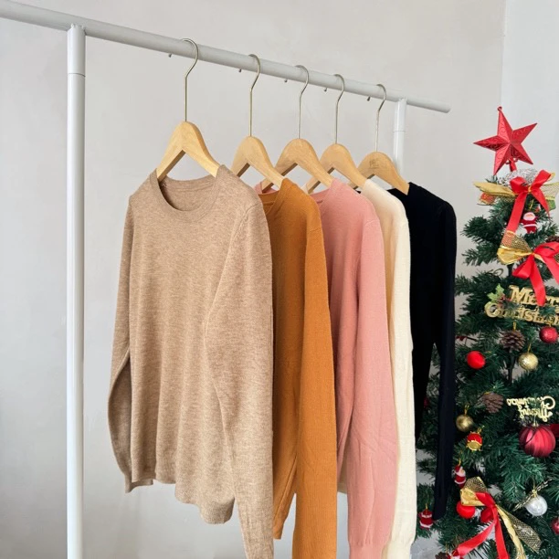 针织毛衣打底衫女百搭时尚