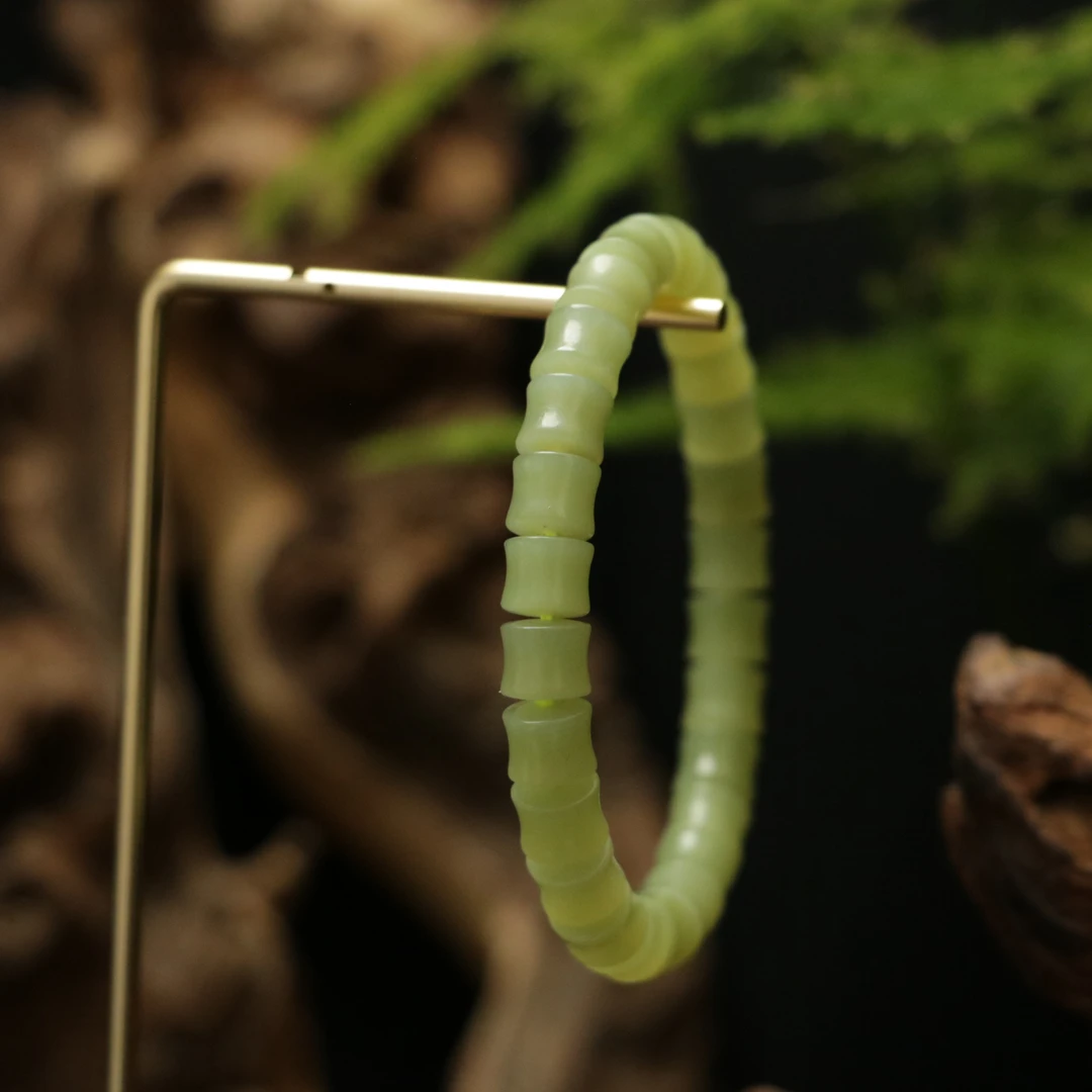 5和田玉竹节手链/169602保利山东拍卖