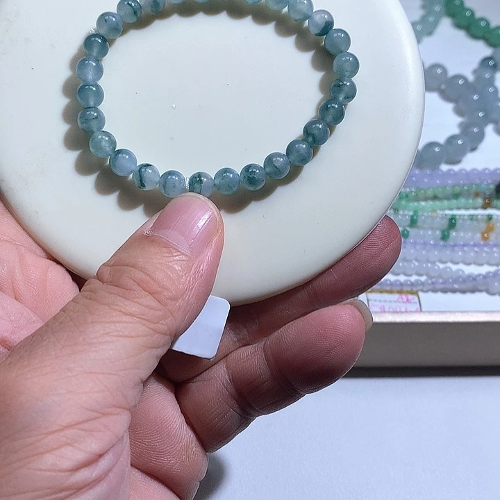 翡翠未镶嵌手链18
