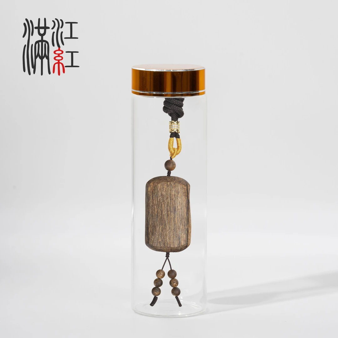 满江红 沉香【老连信任款】海南莺歌绿棋楠乌身吊坠和单圈+长串惊喜