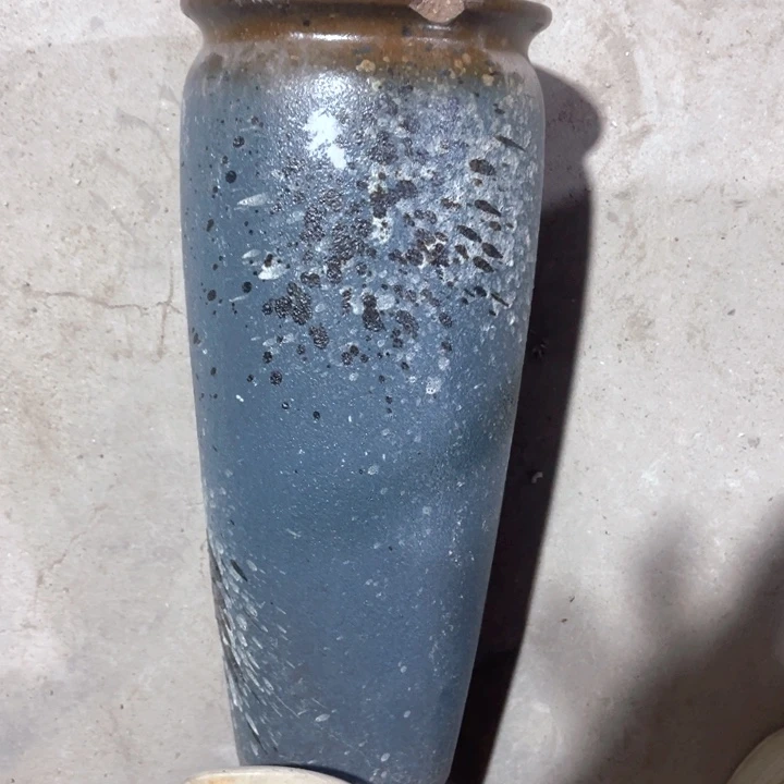 紫砂花盆口径15高度35一只瑕疵