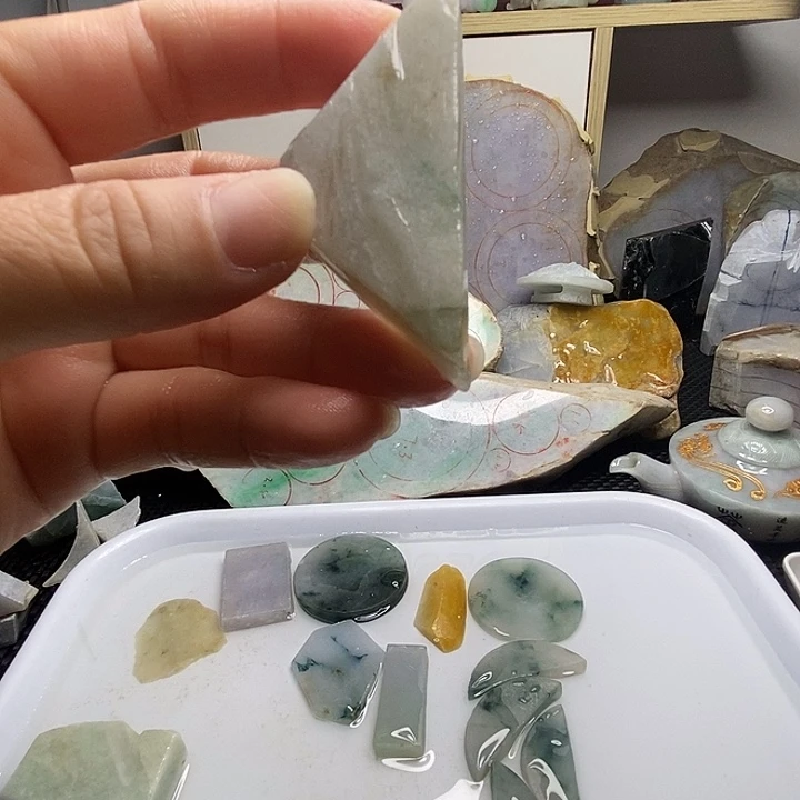 翡翠散珠缅甸翡翠198