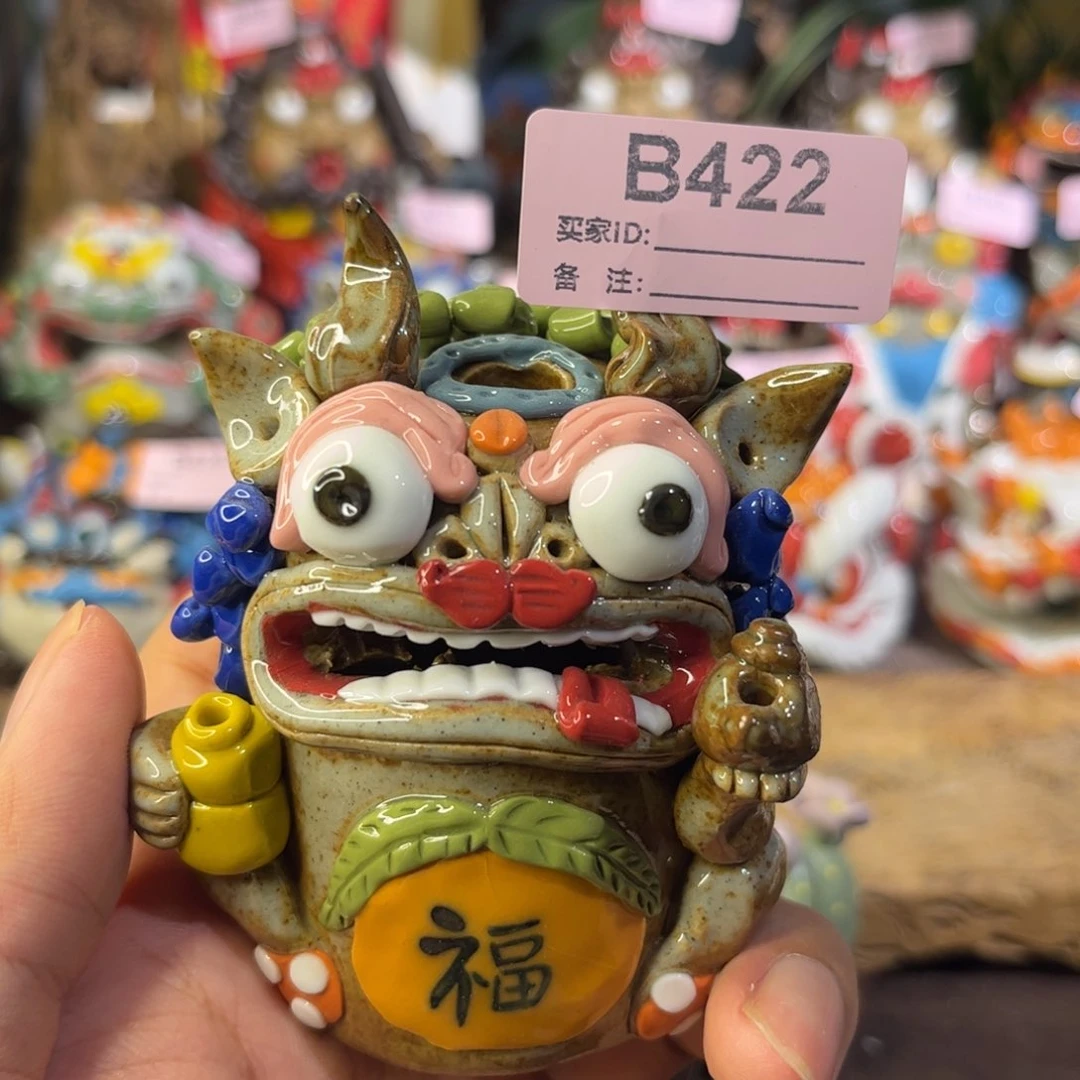 泥塑纯手工茶宠摆件