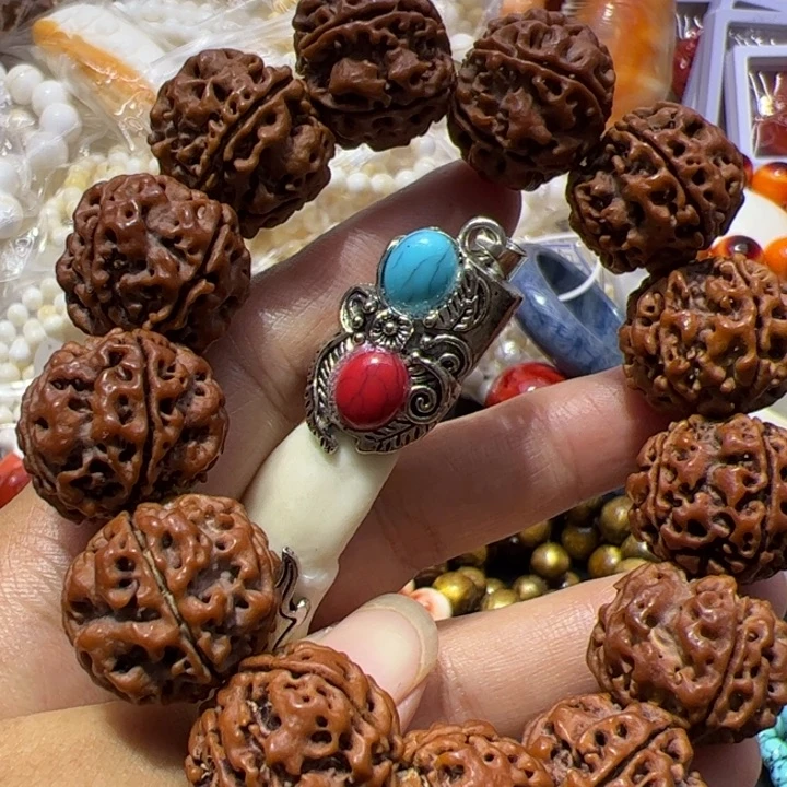 大果紫檀（缅甸花梨）镶嵌丫丫