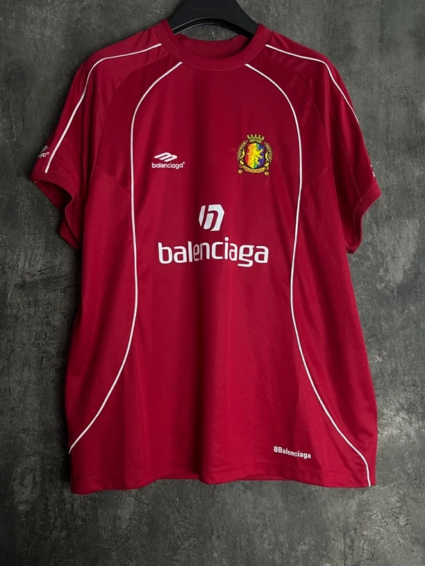 未使用 Balenciaga/巴黎世家 L码*2/曼联足球系列短袖/00377/JP