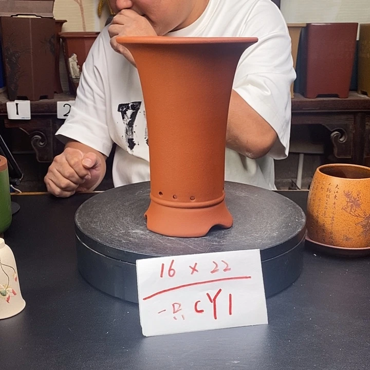紫砂花盆货号一只CY1