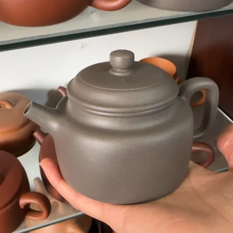 紫砂茶壶悟***）天青泥料220c c