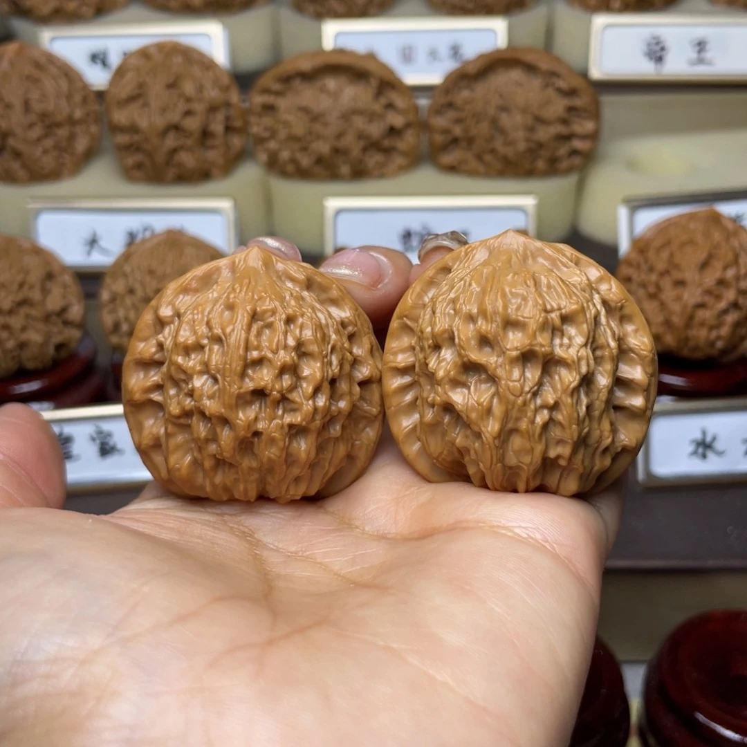 文玩核桃把件瀚*公子帽39左右