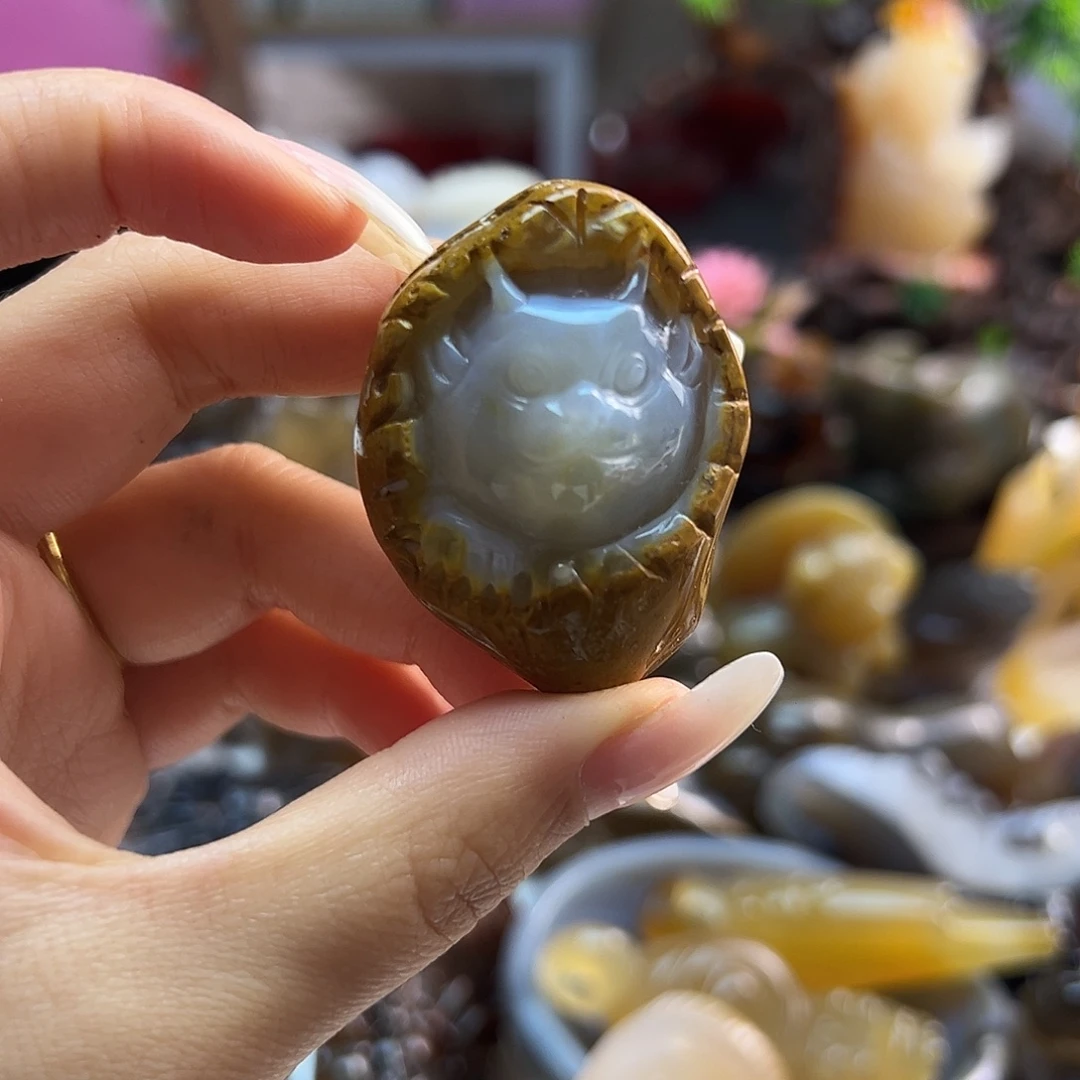 玛瑙/玉髓未镶嵌吊坠(不含链)