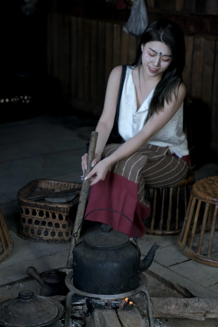 180手工布裙丨娜诺帕傣装手工布裙泰国布料半身裙