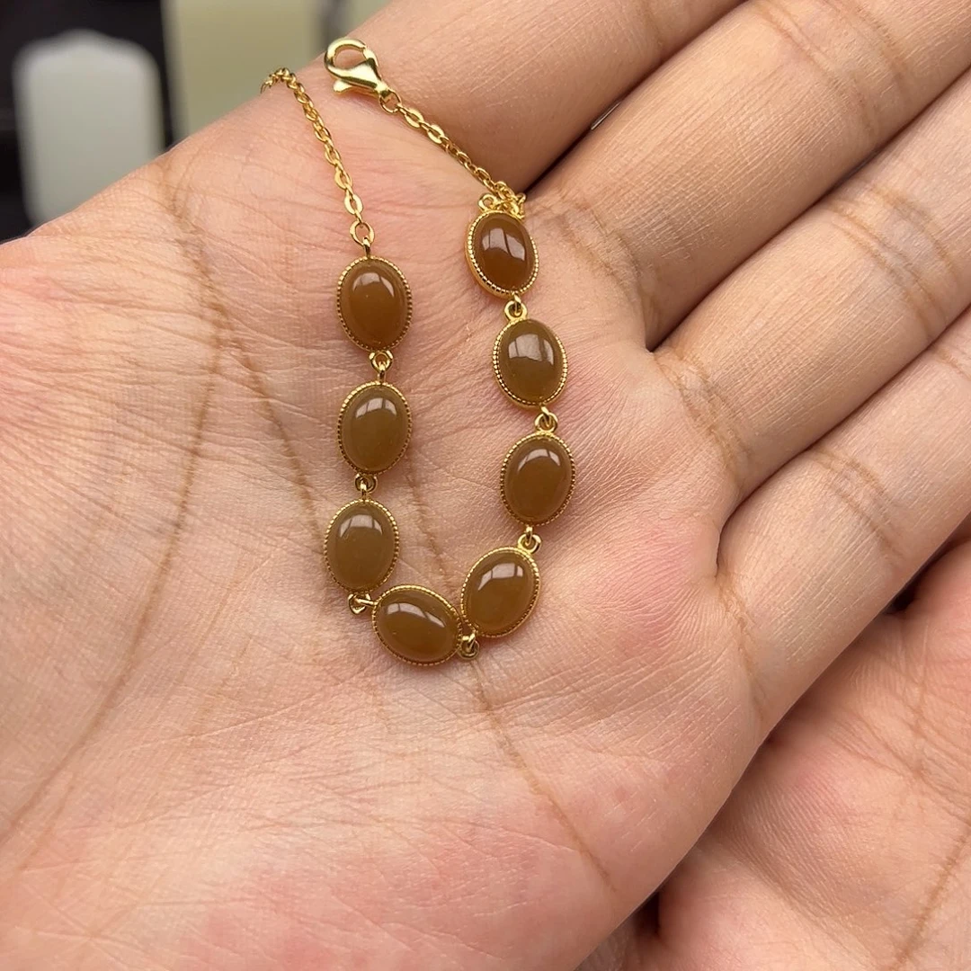 和田玉手链未镶嵌