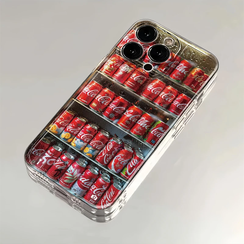 冰箱冰镇可乐适用苹果iPhone16pro小米15华为mate70手机壳太空MT